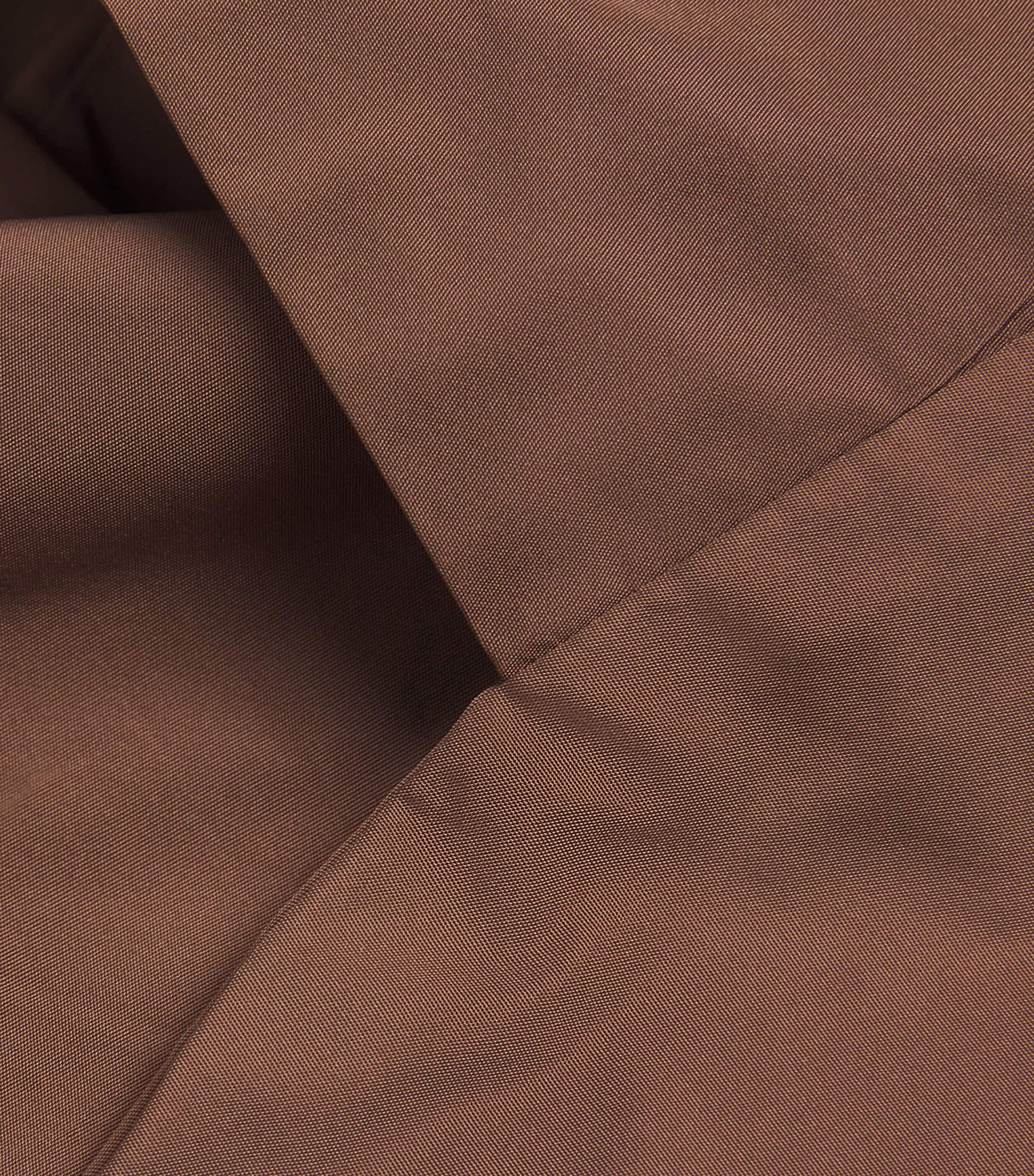 Nadine Mos Brown Draped Bib Top