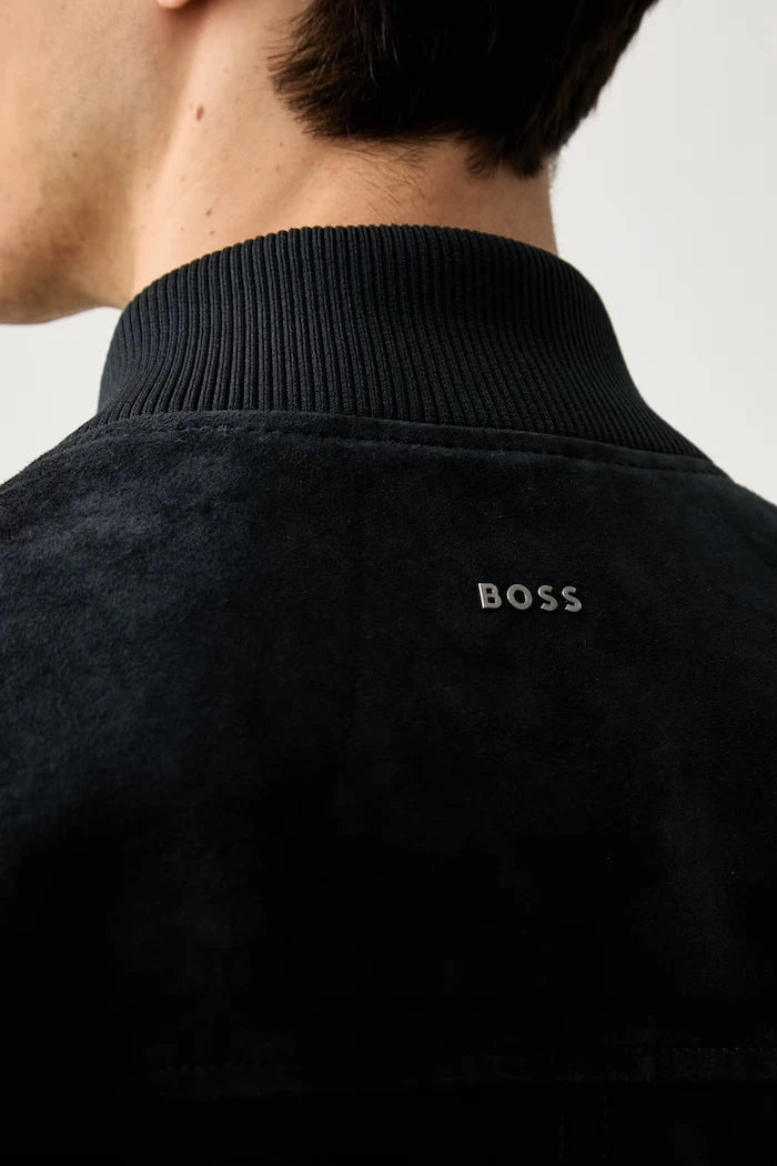BOSS Orange erkek süet bomber ceket Jonorve