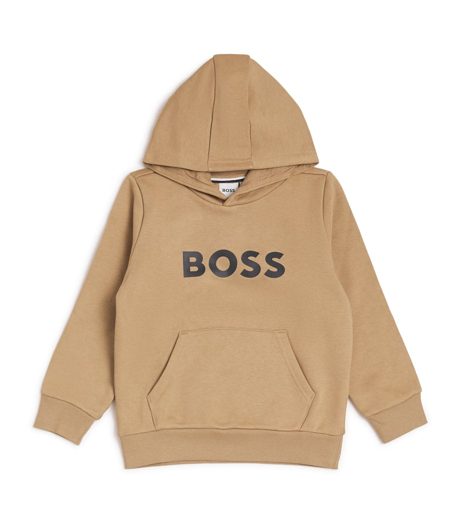 BOSS Kidswear Cotton-Blend Logo Hoodie (4-16 Years)