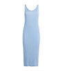 Hatching Midi Dress LIGHT BLUE