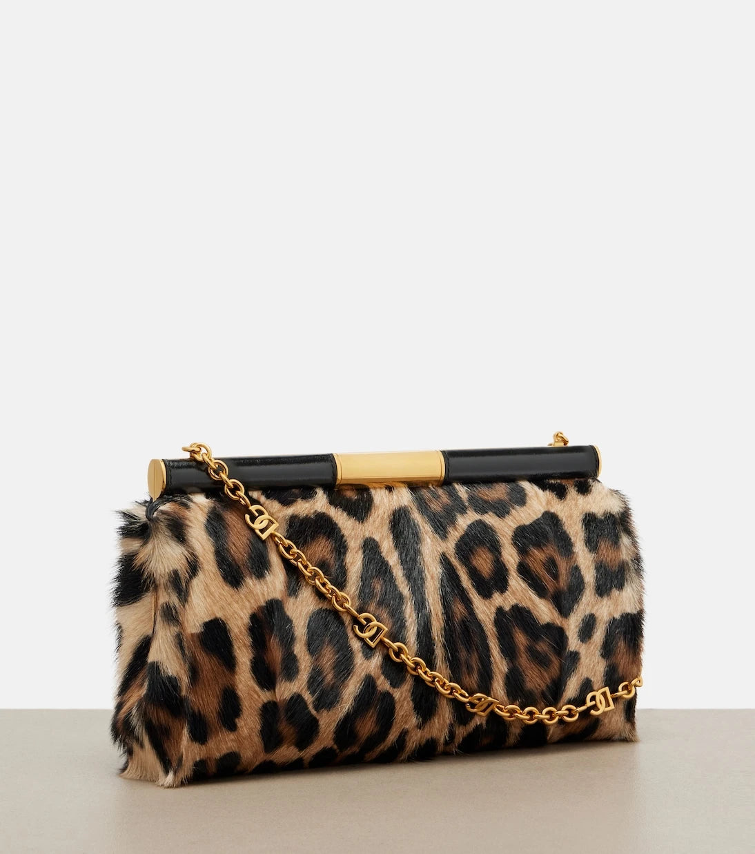 Dolce&Gabbana - Marlene Large calf hair shoulder bag