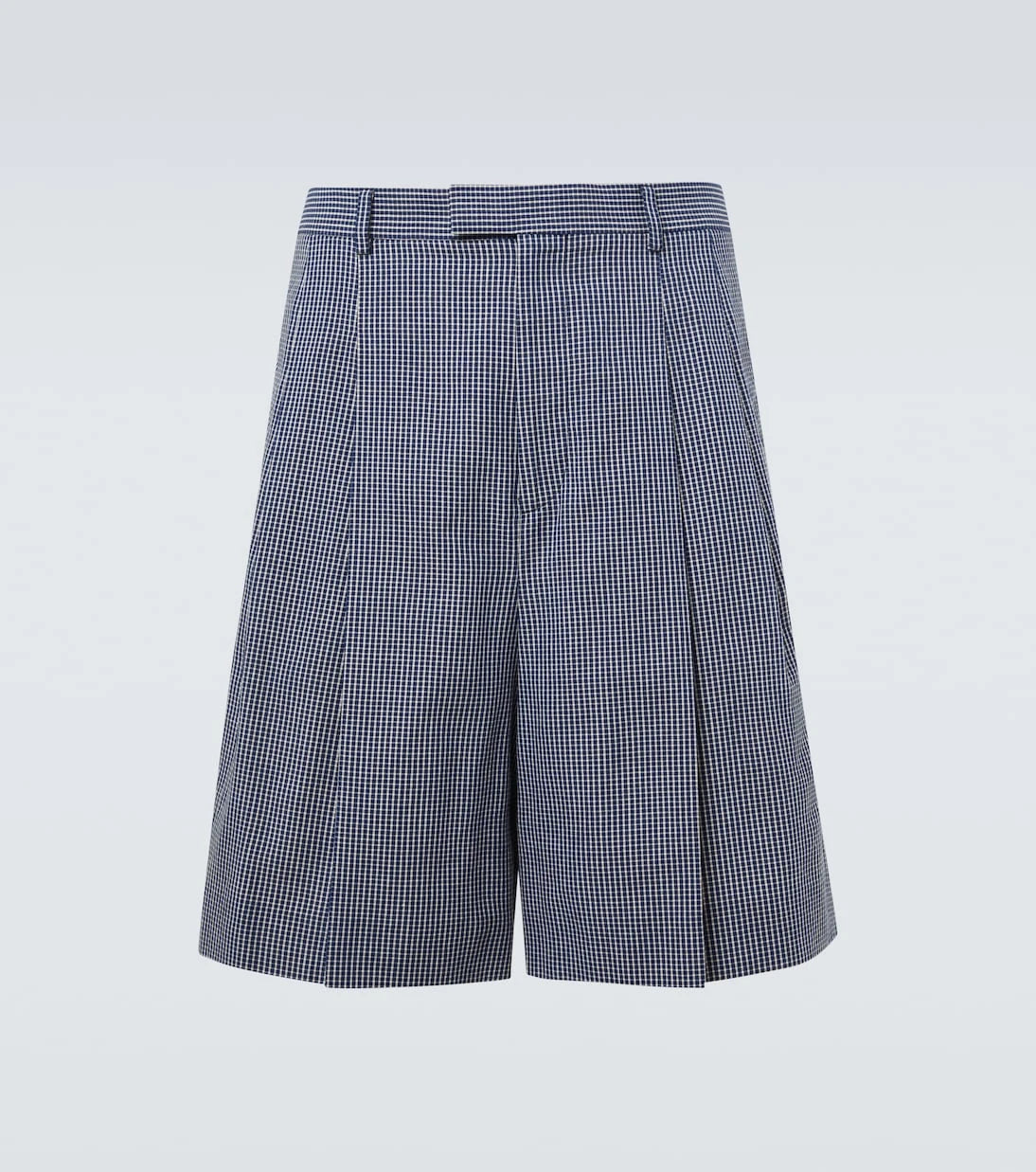 Givenchy - Checked cotton Bermuda shorts
