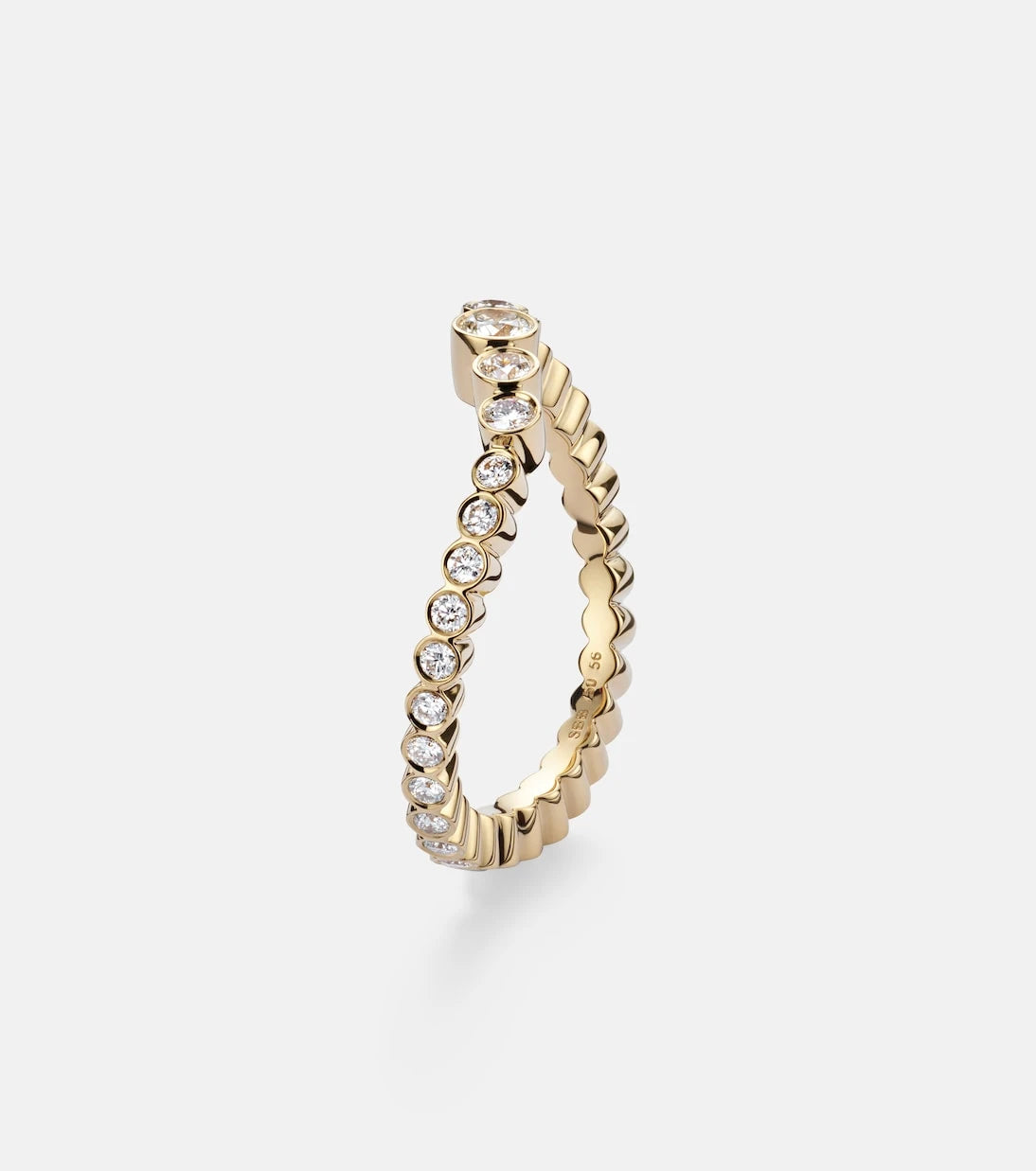 Sophie Bille Brahe - Sky Classic 18kt gold ring with diamonds