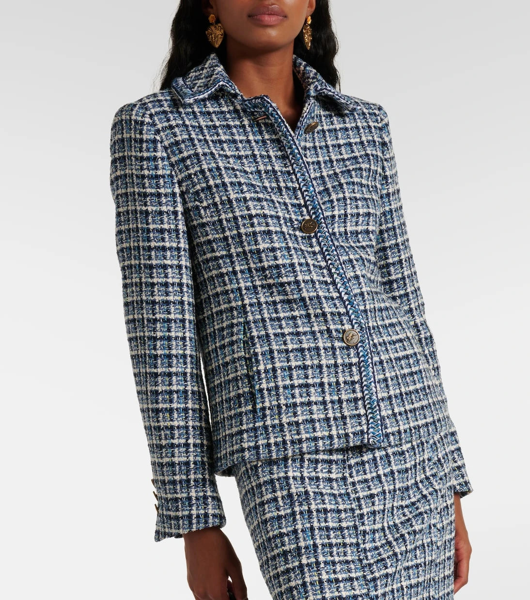 Etro - Cotton-blend tweed jacket