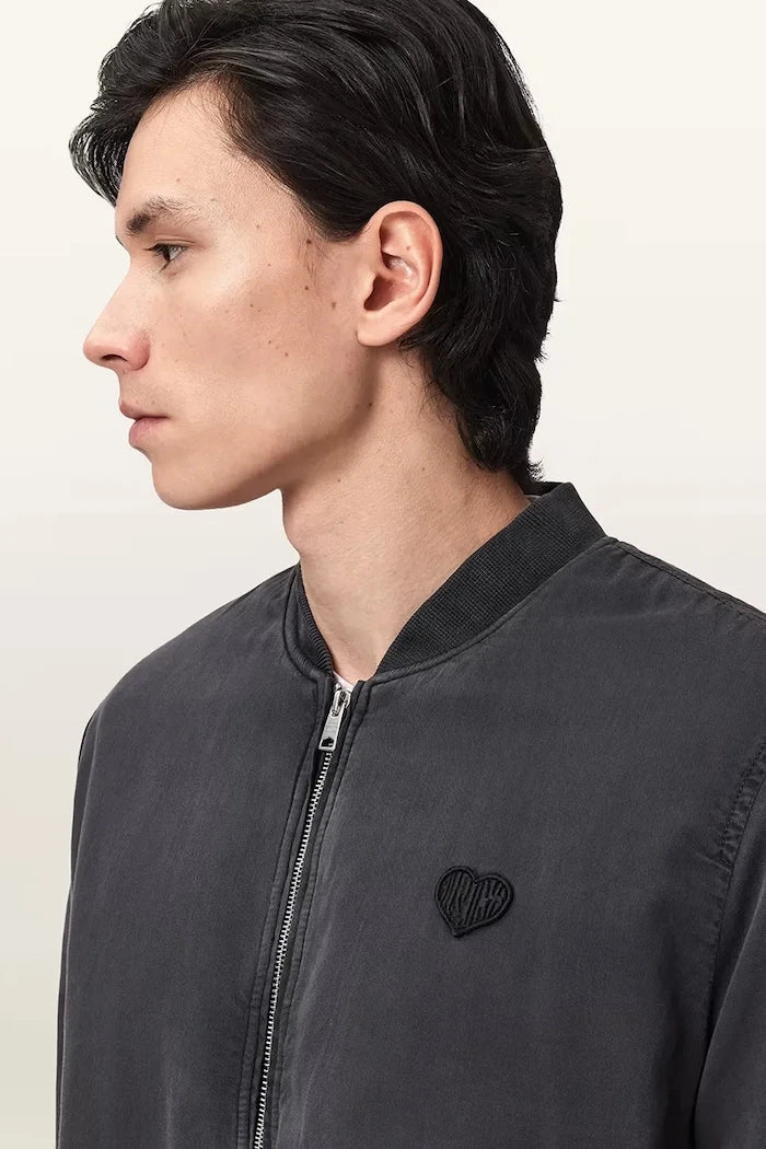 AllSaints яке бомбър мъжко от памук FORRES