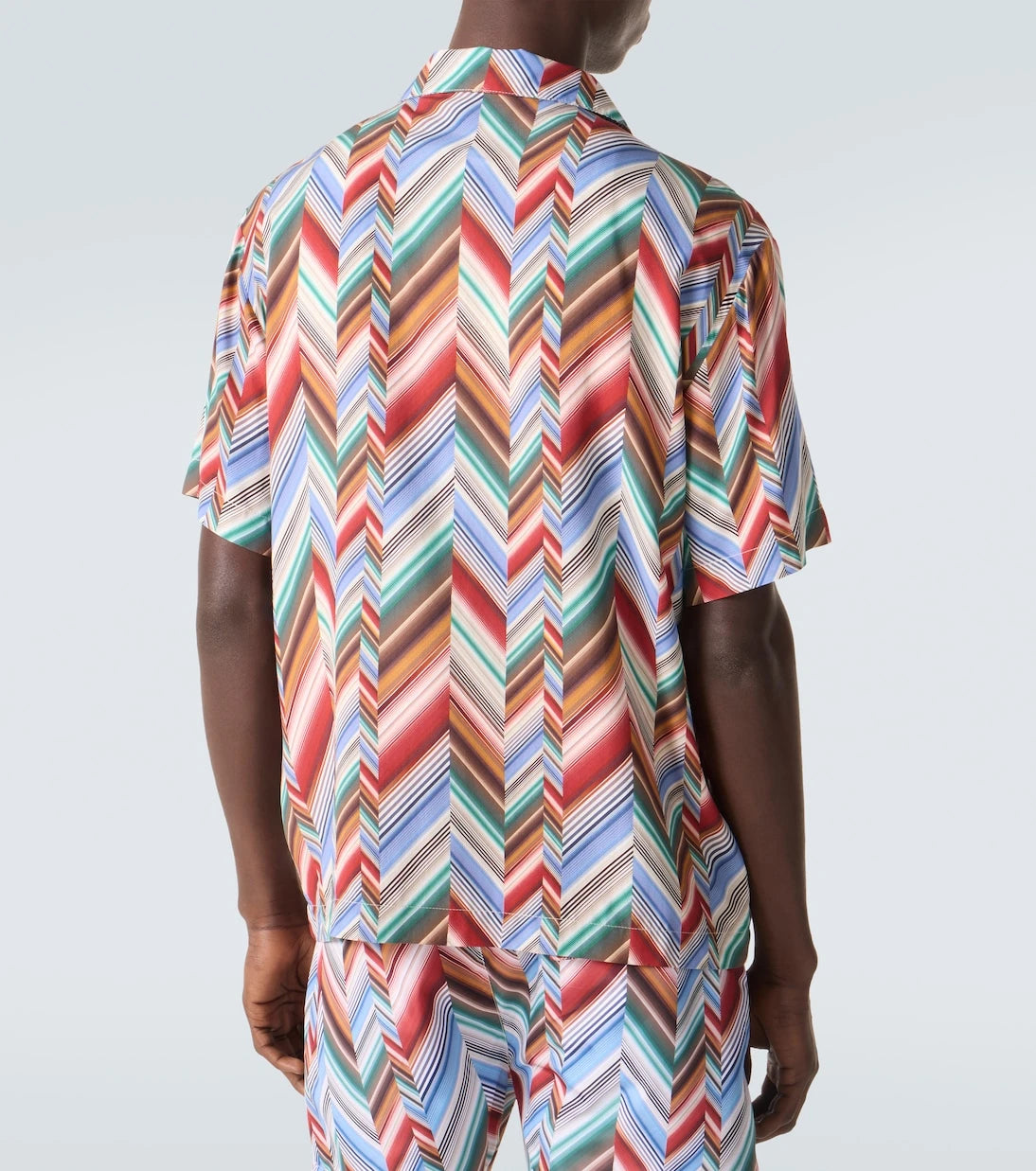 Missoni - Zigzag bowling shirt