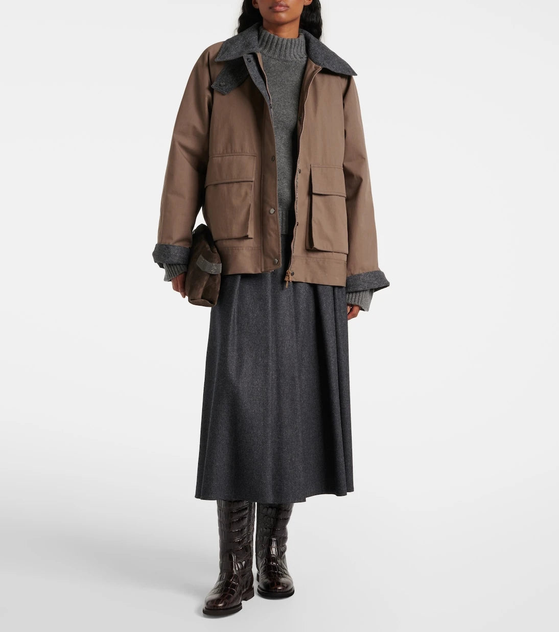 Brunello Cucinelli - Cotton-blend jacket
