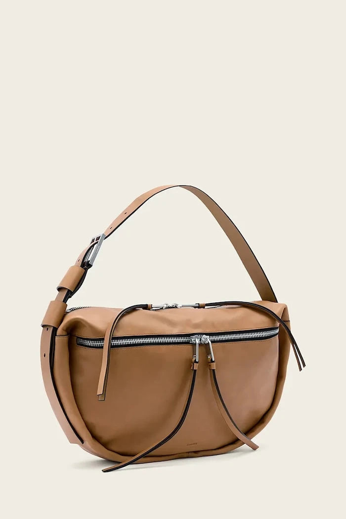 AllSaints шопинг чанта дамска от кожа