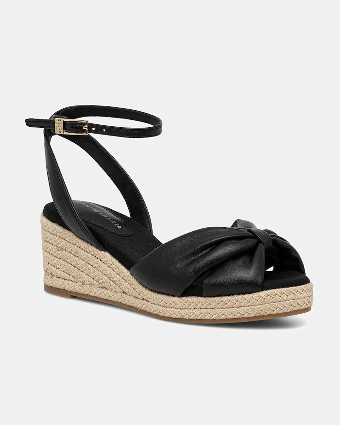 Tommy Hilfiger TH BOW MID CORK WEDGE Sandalet