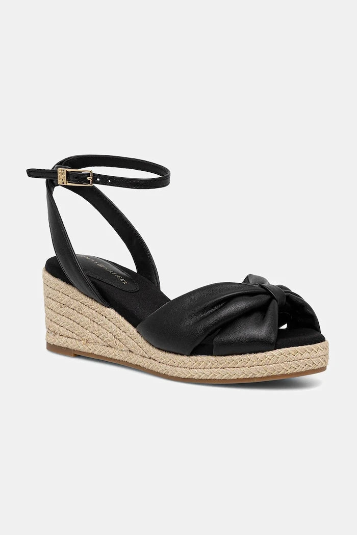 Tommy Hilfiger TH BOW MID CORK WEDGE Sandalet