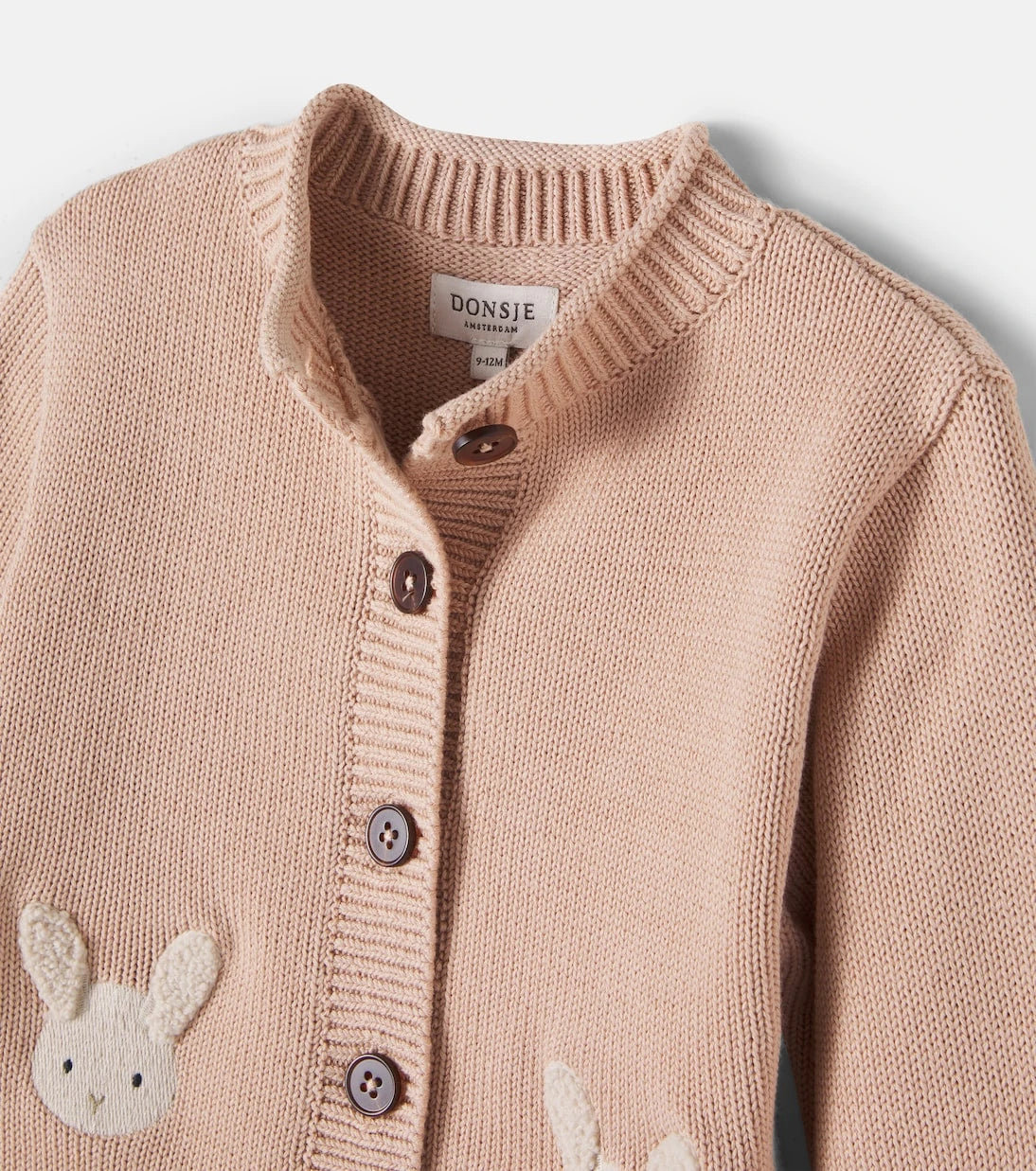 Donsje - Baby Danta embroidered cotton cardigan