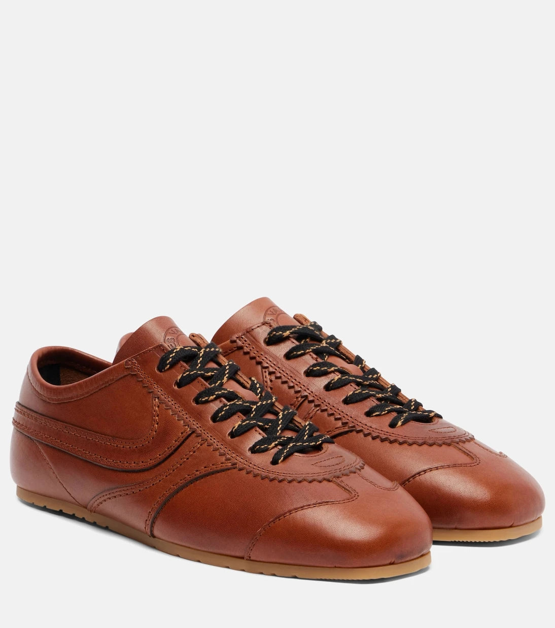 Dries Van Noten - Leather sneakers
