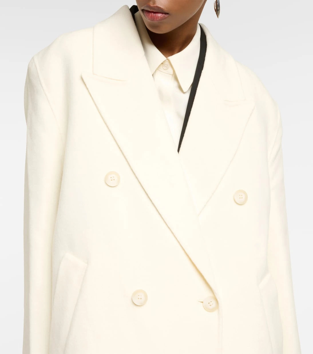 The Frankie Shop - Gaia oversized wool-blend coat