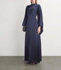 E.STOTT Navy Silk-Crystal Cleo Gown