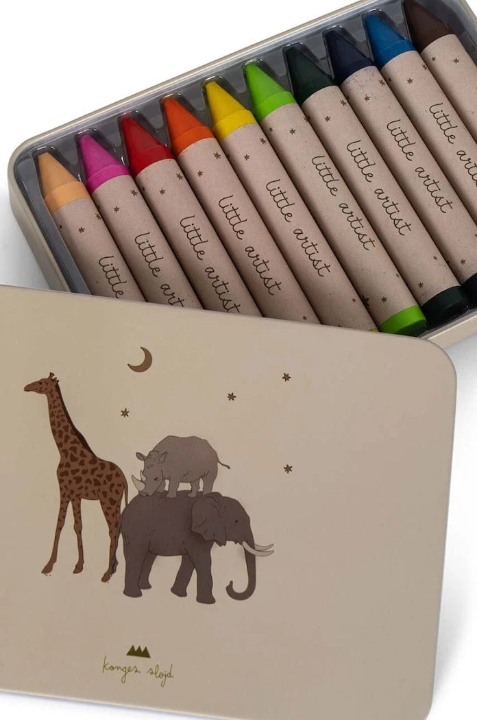 Konges Sløjd Balmumu Boyalar CRAYONS BEES WAX 10 ADET (10 parça)
