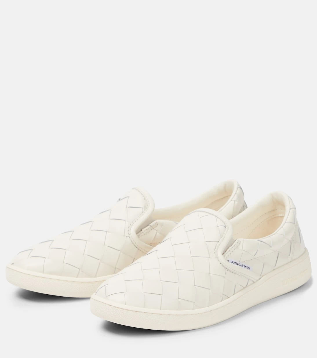 Bottega Veneta - Sawyer leather slip-on sneakers