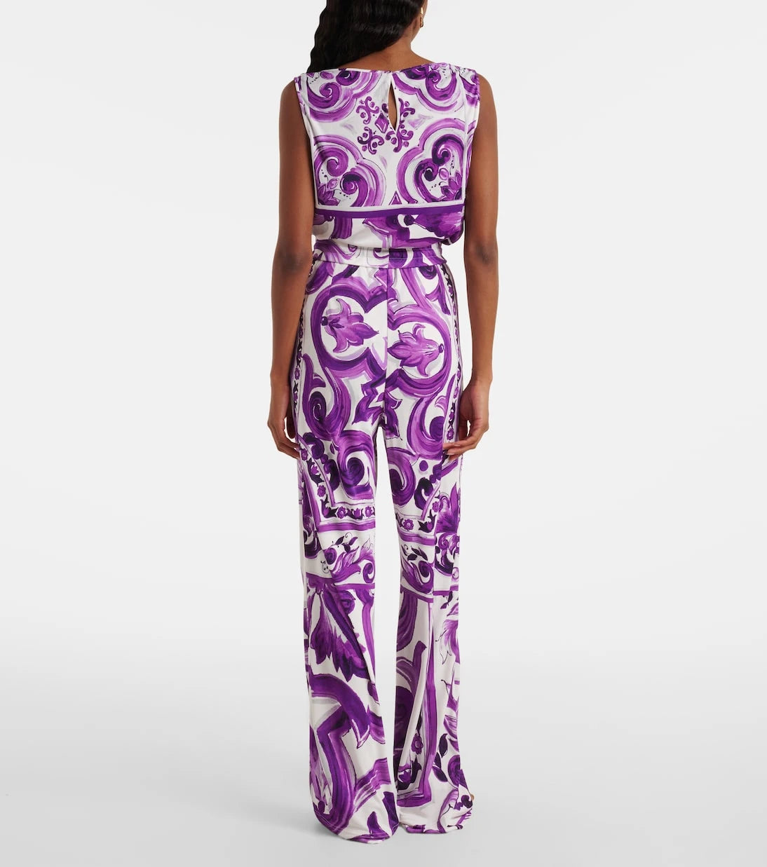 Dolce&Gabbana - Majolica wide-leg pants