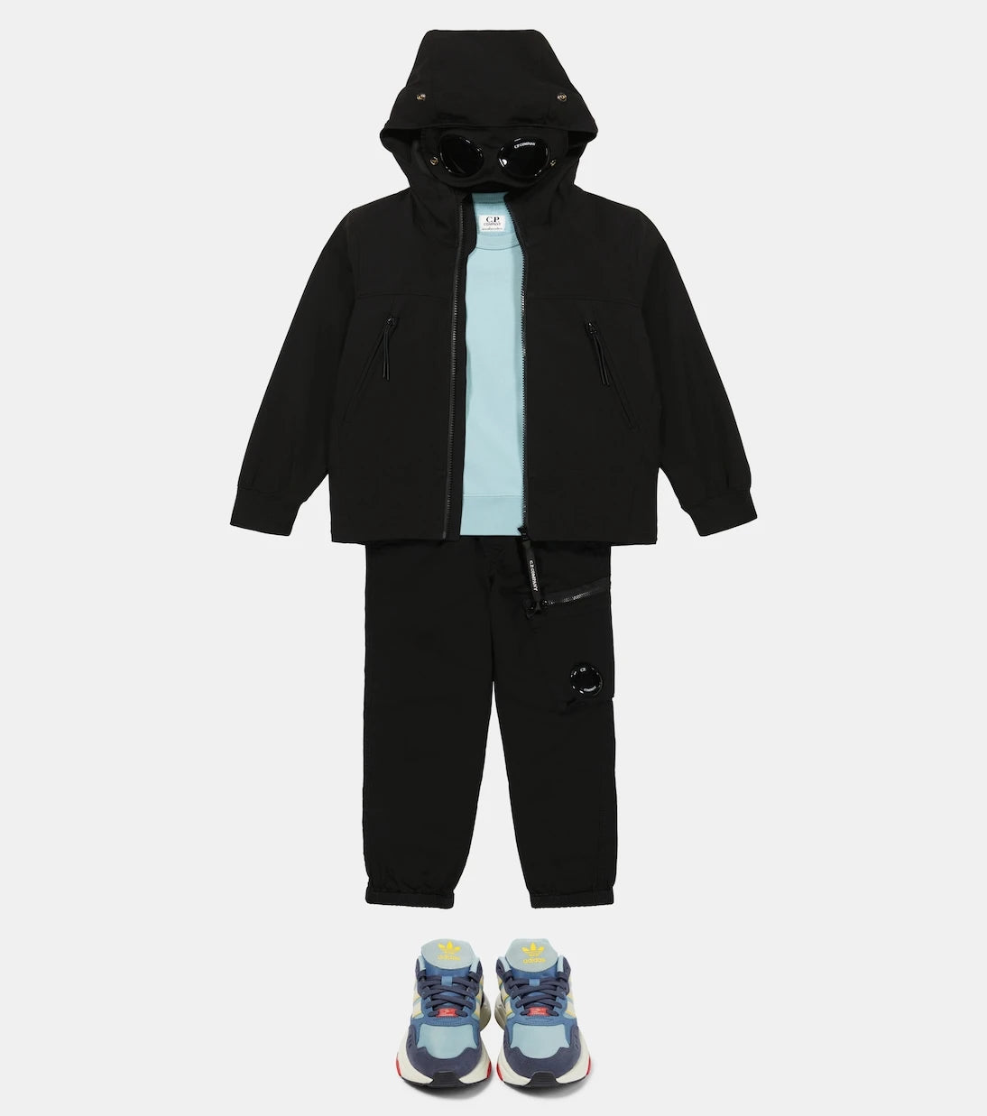 C.P. Company Kids - Goggle balıkçı yaka ceket