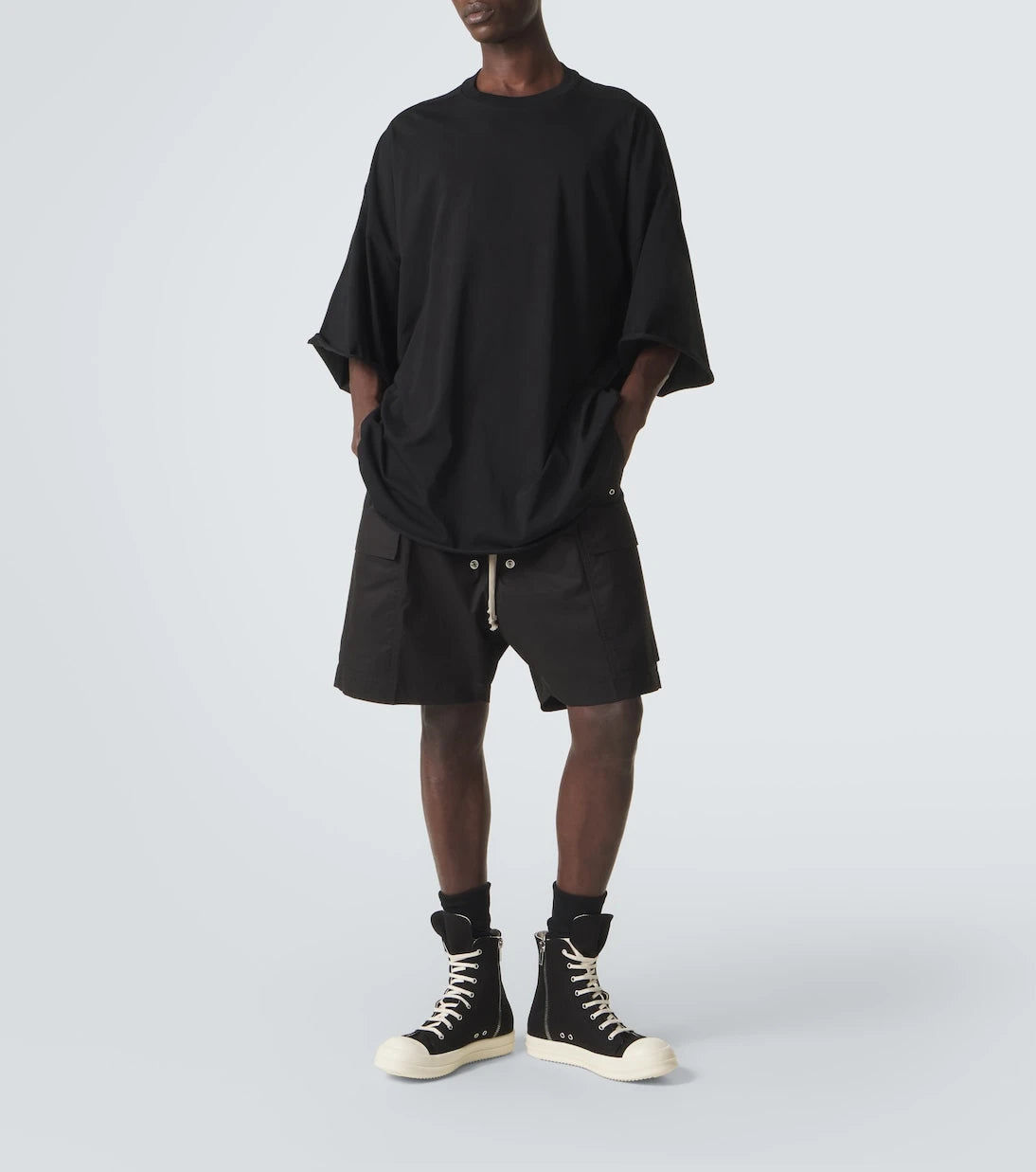Rick Owens - DRKSHDW denim high-top sneakers