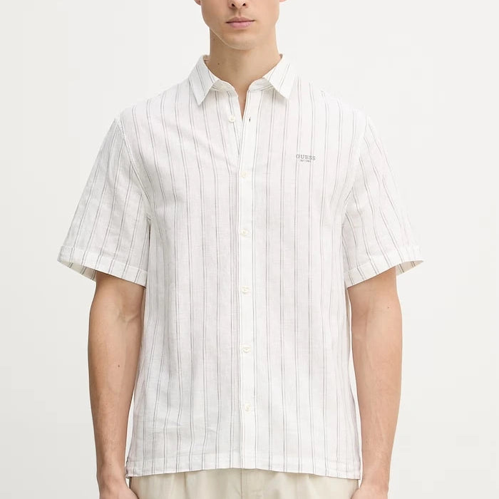 Guess риза мъжка с лен
