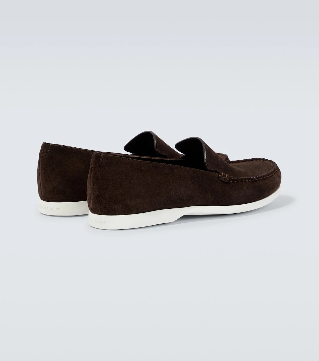 Manolo Blahnik - Monaco suede loafers