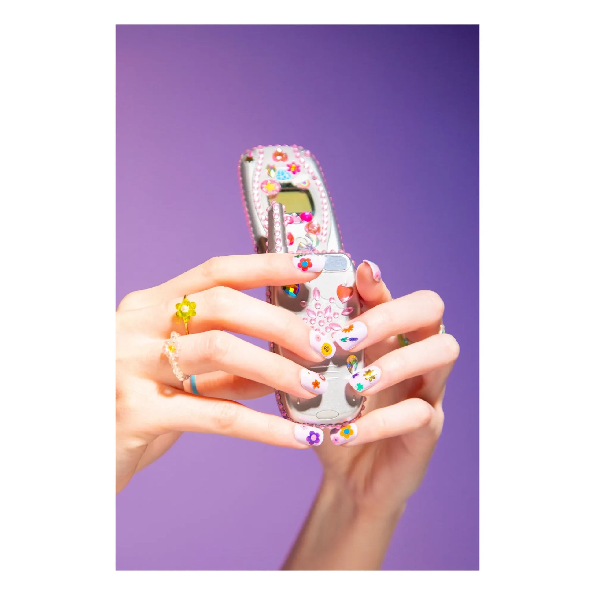 Omy - Flower nail stickers