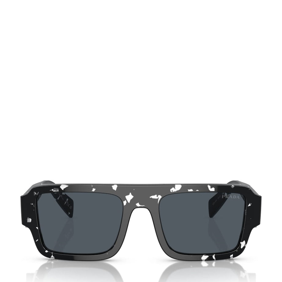 Prada Tortoiseshell Acetate Symbole Sunglasses