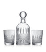 Crystal Mastercraft Irish Lace Decanter Set
