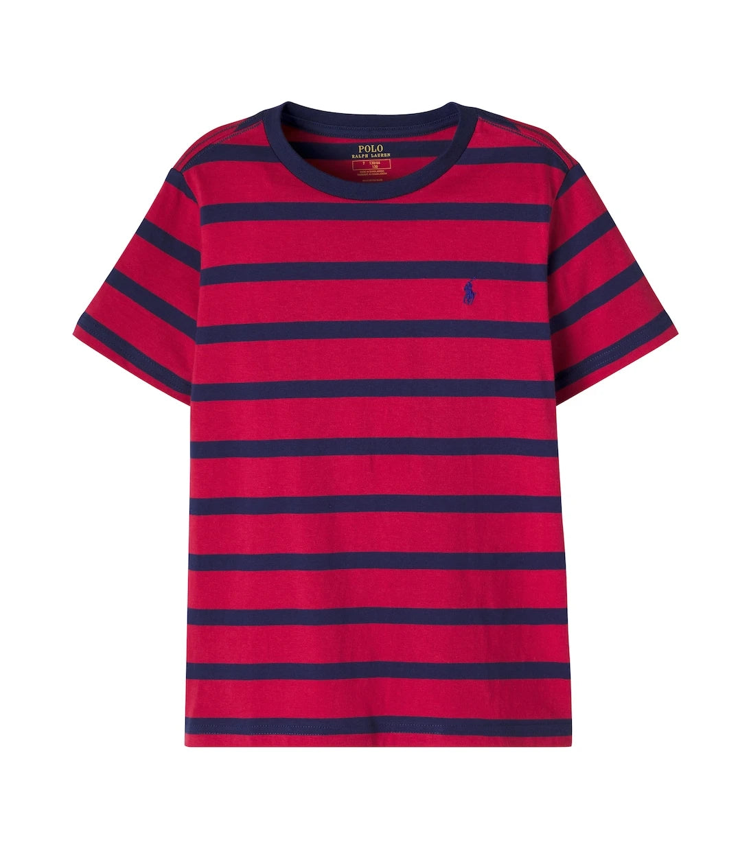Polo Ralph Lauren Kids - تي شيرت مخطط من القطن الجيرسيه