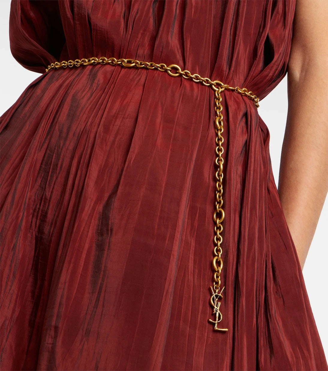 Saint Laurent - Cassandre chain belt