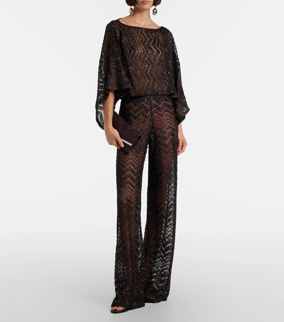 Missoni - Zigzag sequined top