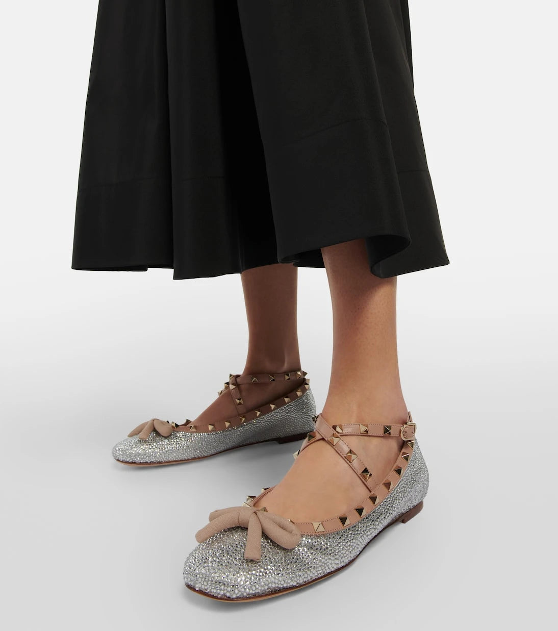 Valentino Garavani - Rockstud embellished ballet flats