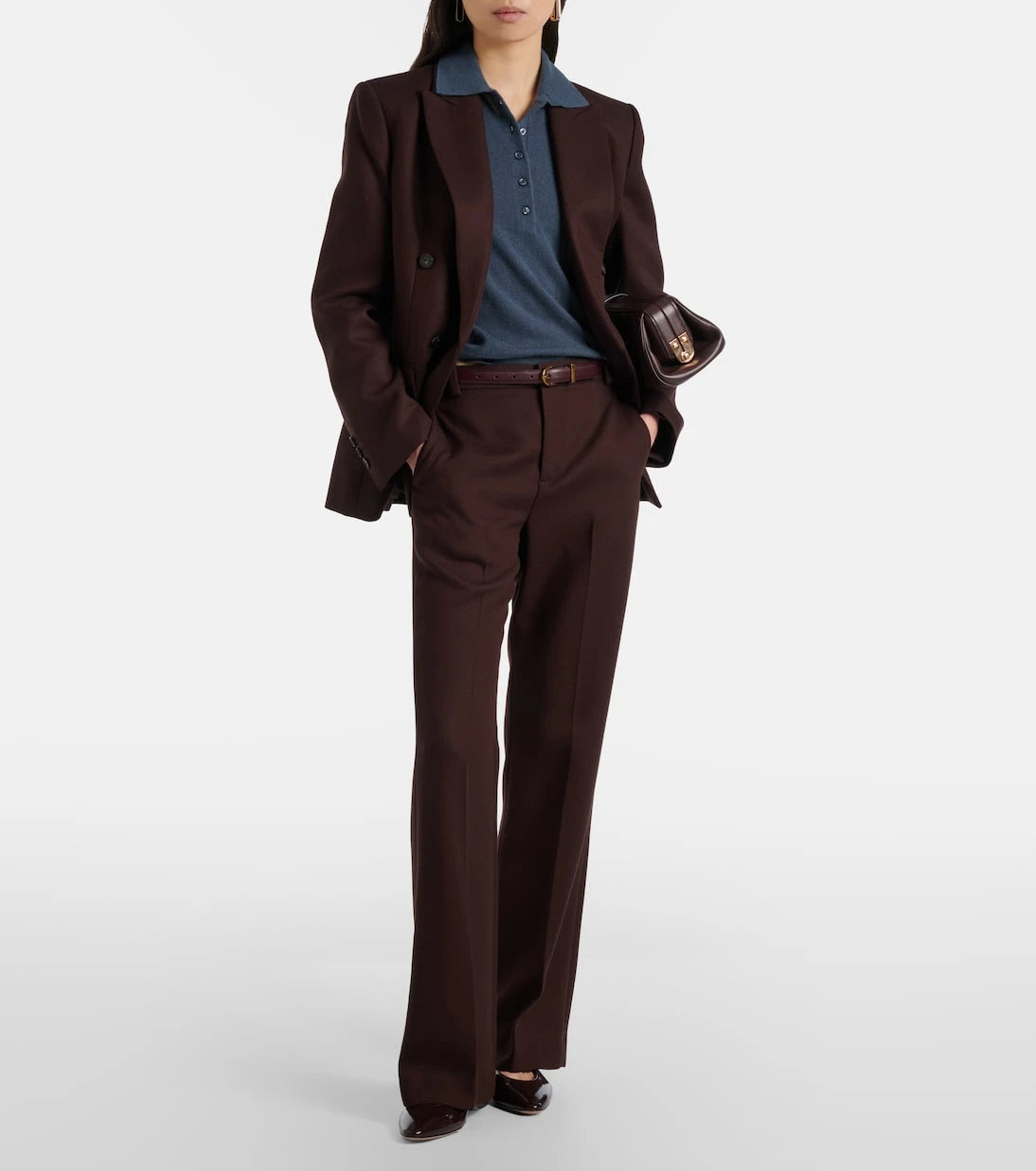 Vince - Cashmere and silk polo sweater