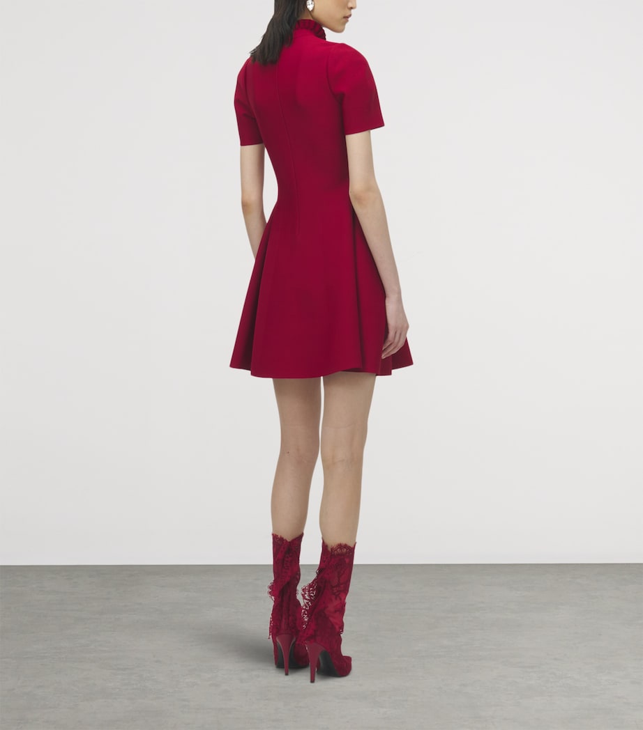 McQueen Lace Panel Mini Dress