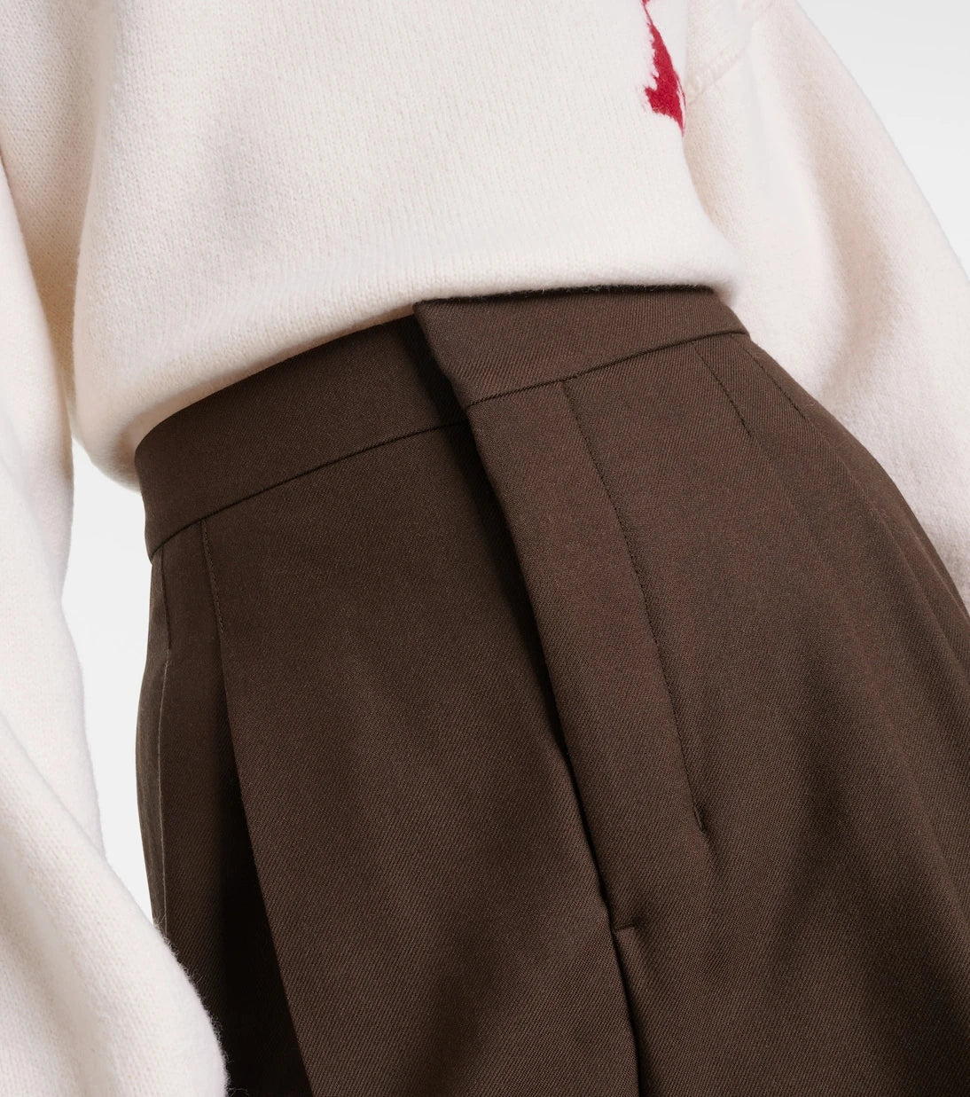 Ami Paris - Virgin wool straight-leg pants