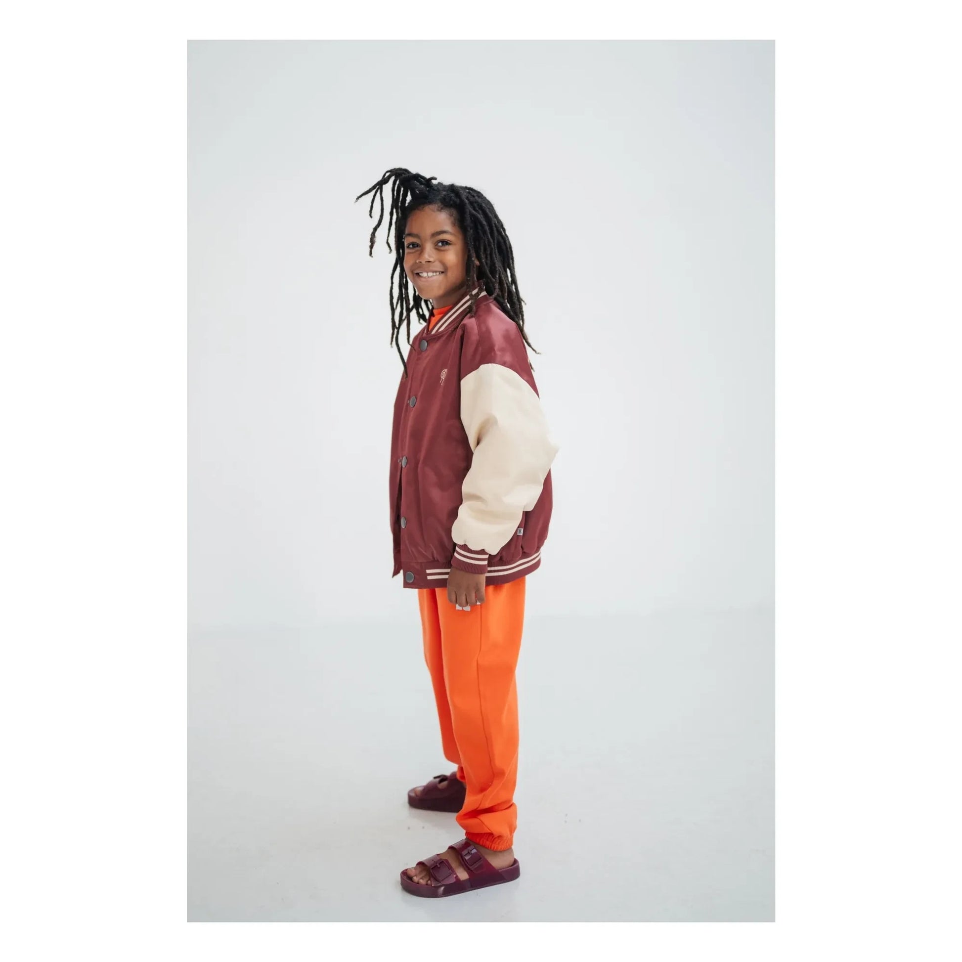 Repose AMS - Jogger Cordon R Organic Cotton | Orange