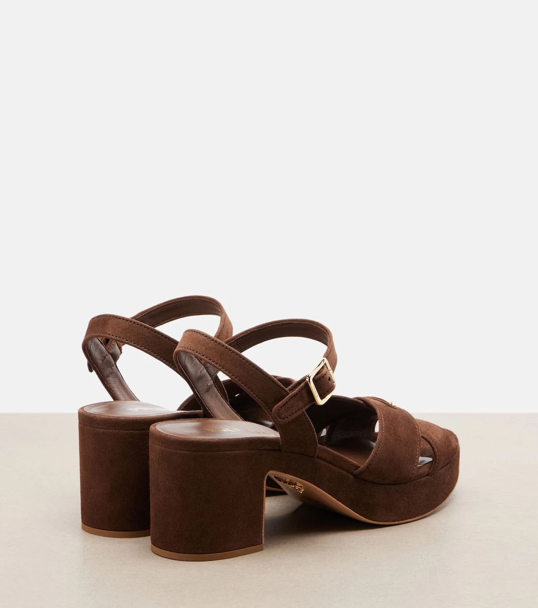 Prada - Suede platform sandals