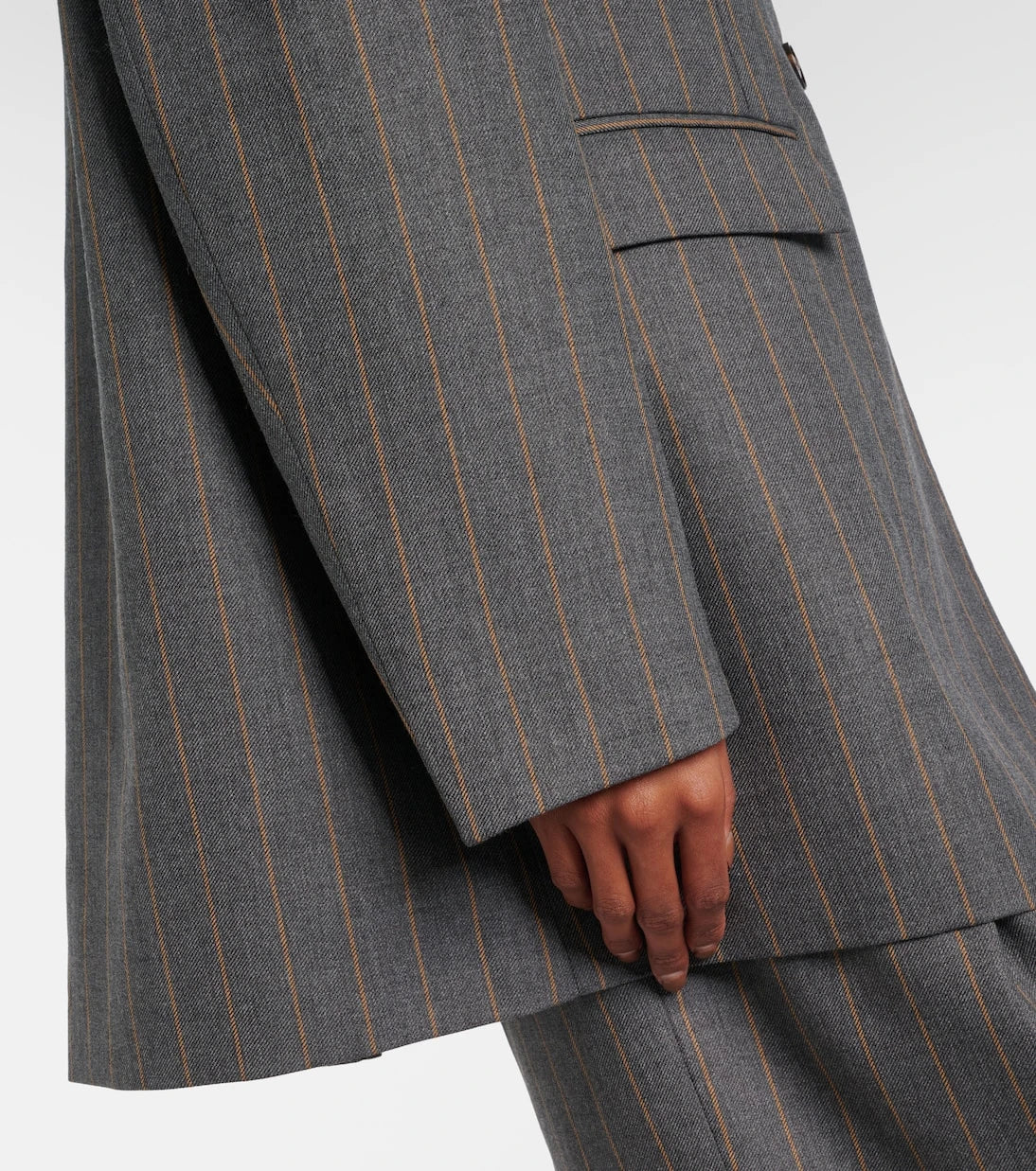 Ganni - Pinstripe blazer