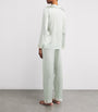 Hanro Green Stretch Silk Pyjama Set