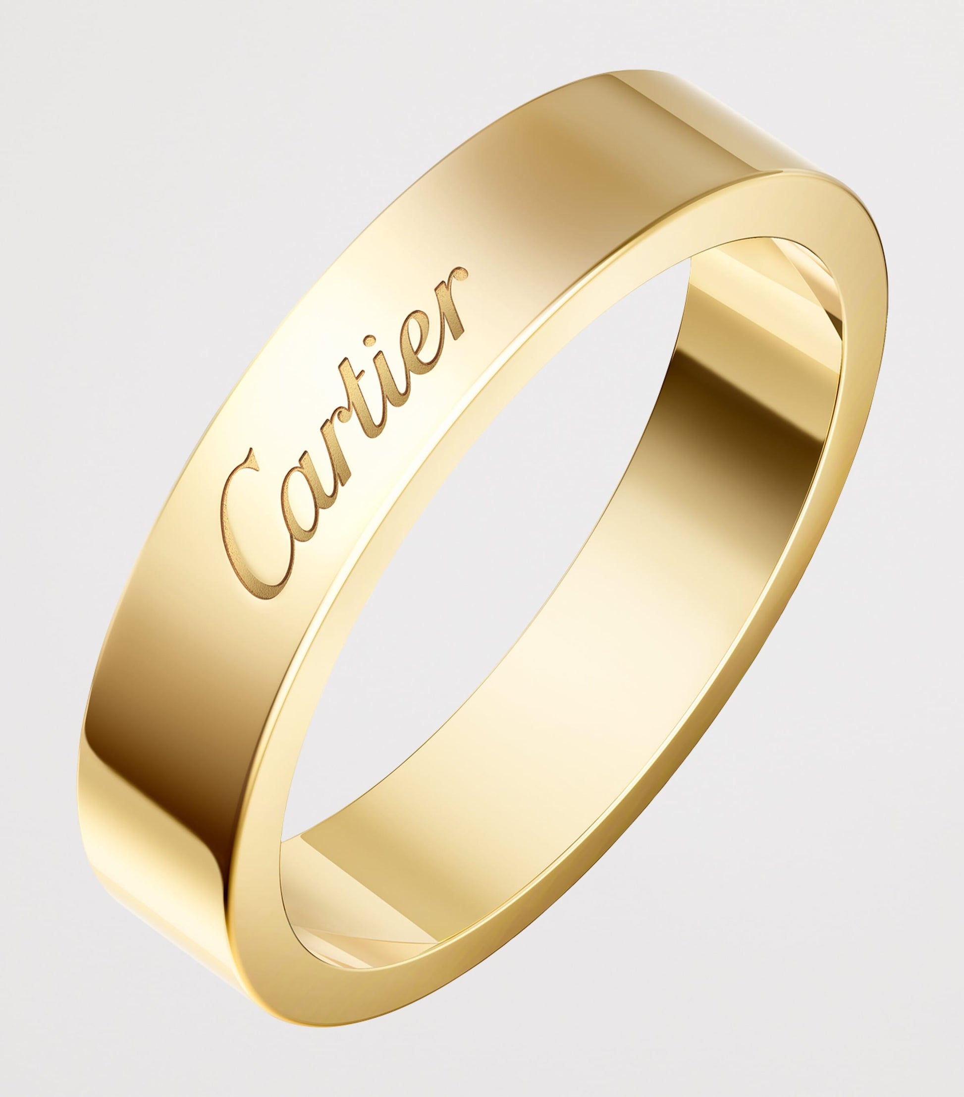 Yellow Gold C de Cartier Wedding Ring