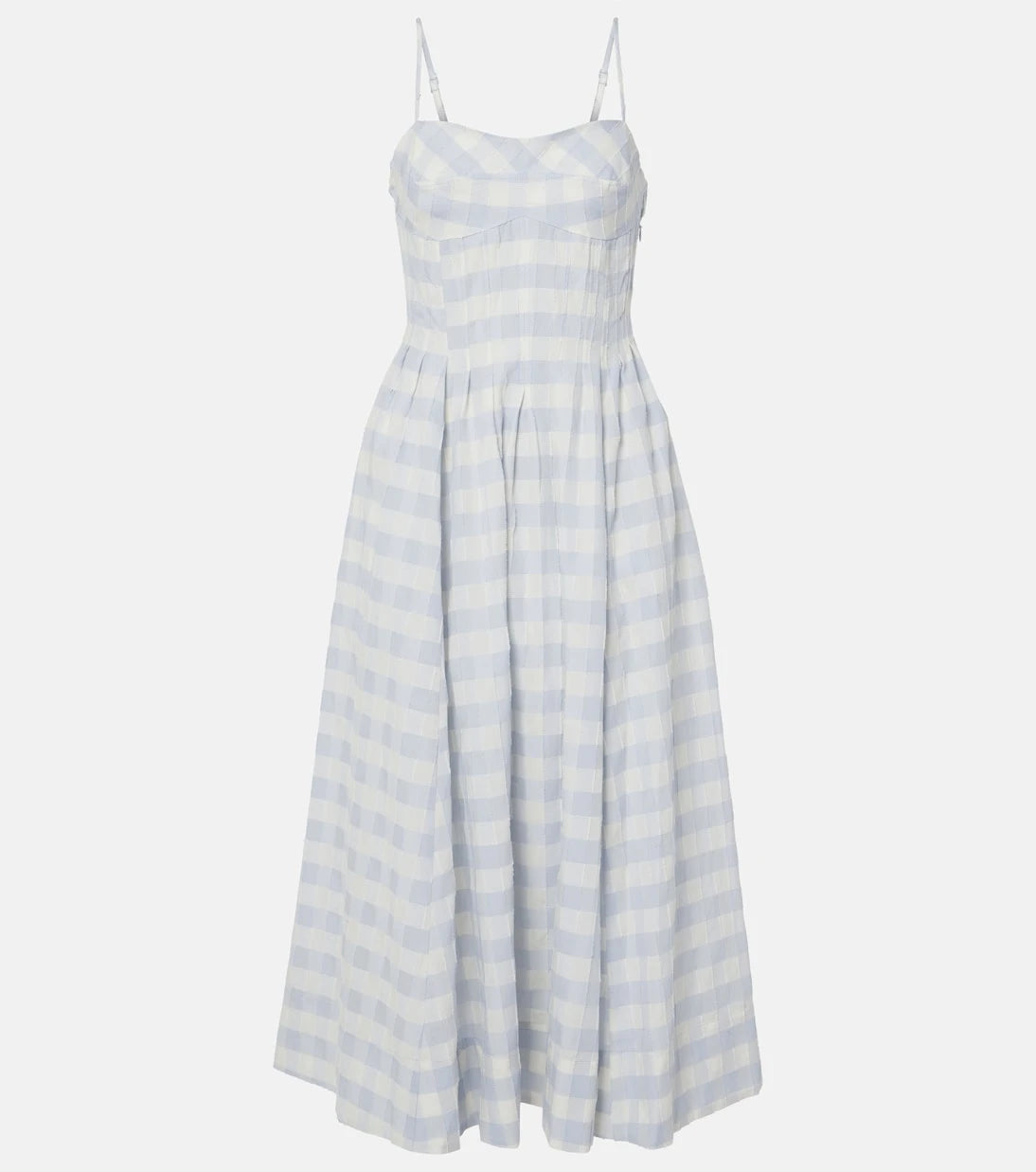 Simkhai - Kittiya gingham cotton midi dress