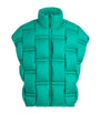 Raxxy Green 3D Down-Filled Puffer Gilet