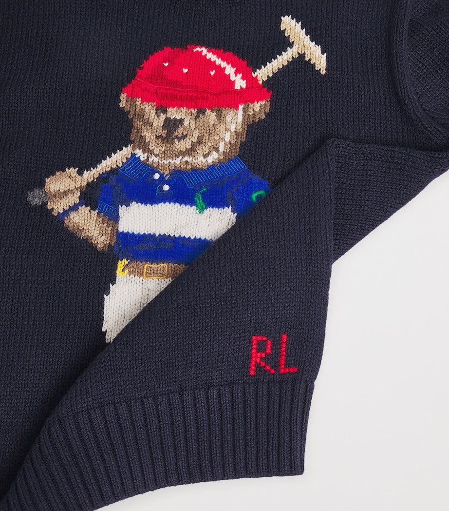 Ralph Lauren Kids Cotton Polo Bear Sweater (6-14 Years)