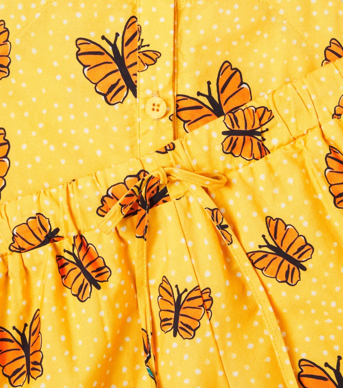 Fábula - Jardim Borboleta top and pants set