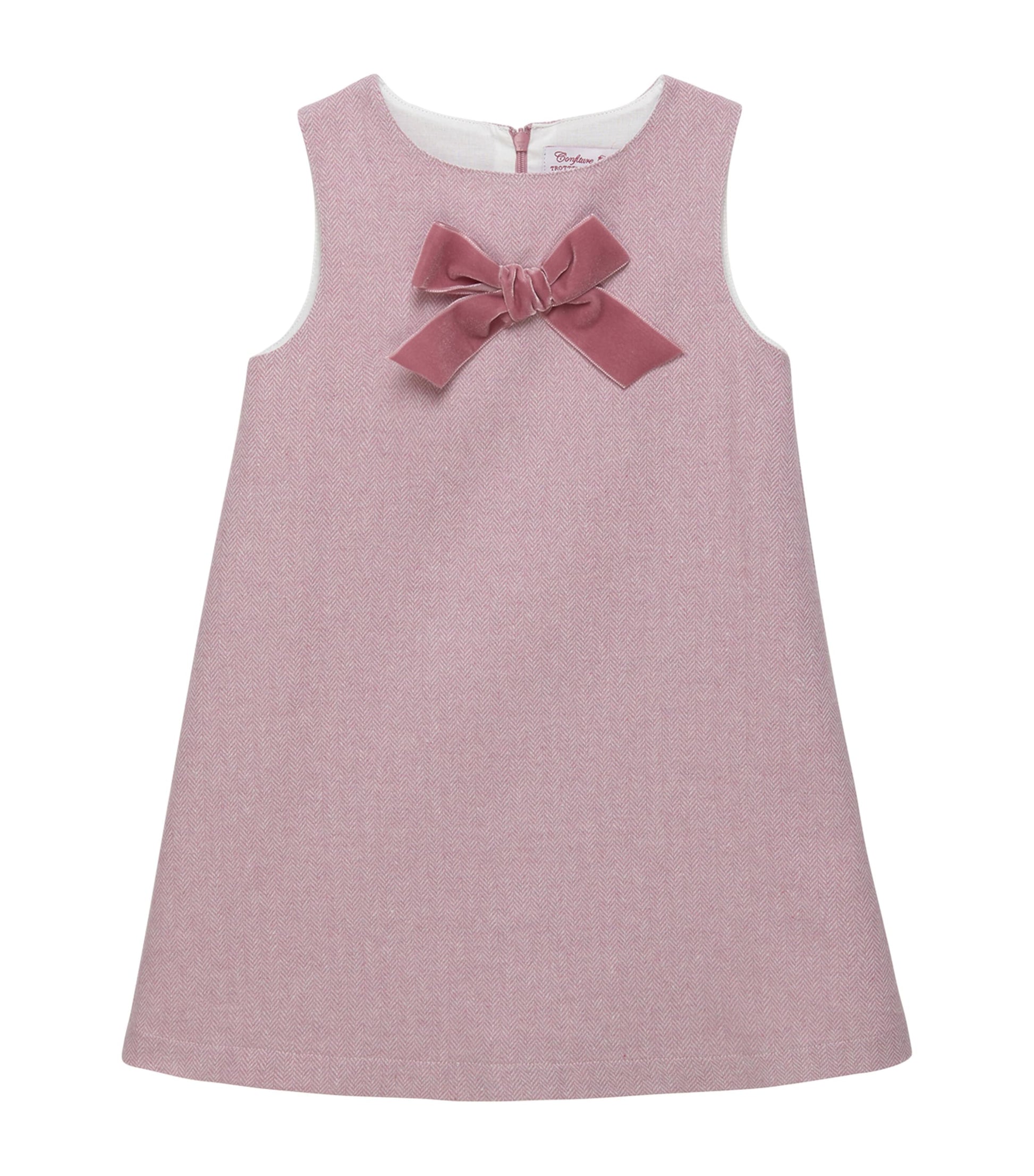 Trotters Pink Bow-Detail Georgina Dress (6-11 Years)
