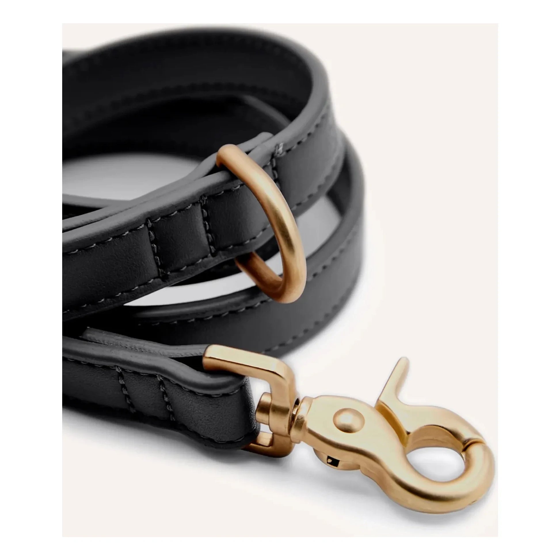 Cafide - Vegan leather dog leash | Black