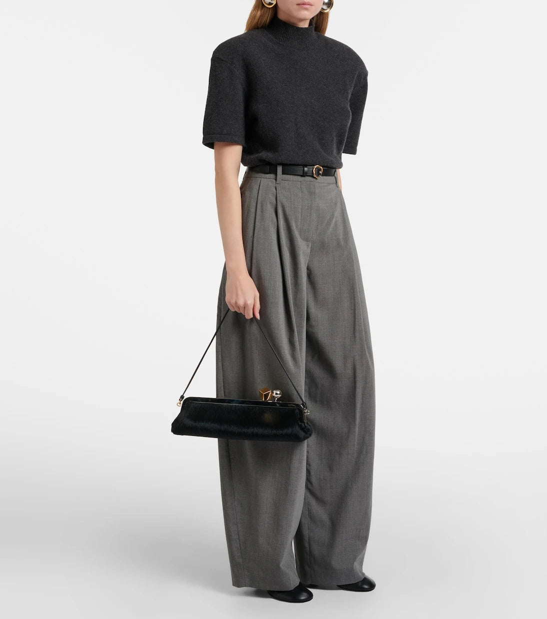 Jacquemus - Salon calf hair shoulder bag