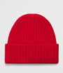 Varley Red Merino Wool-Blend Chunky Elva Beanie