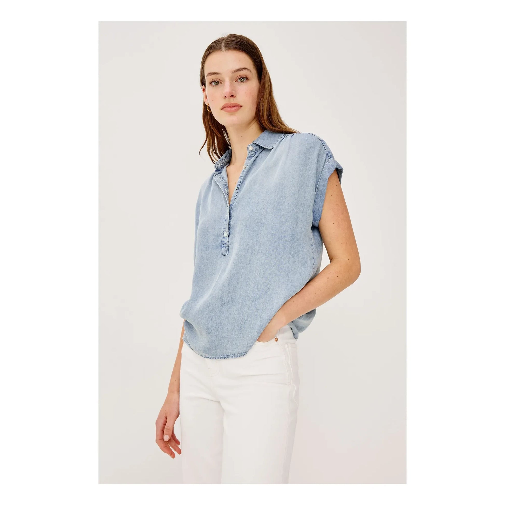 Rails - Tuscany blouse | Denim blue
