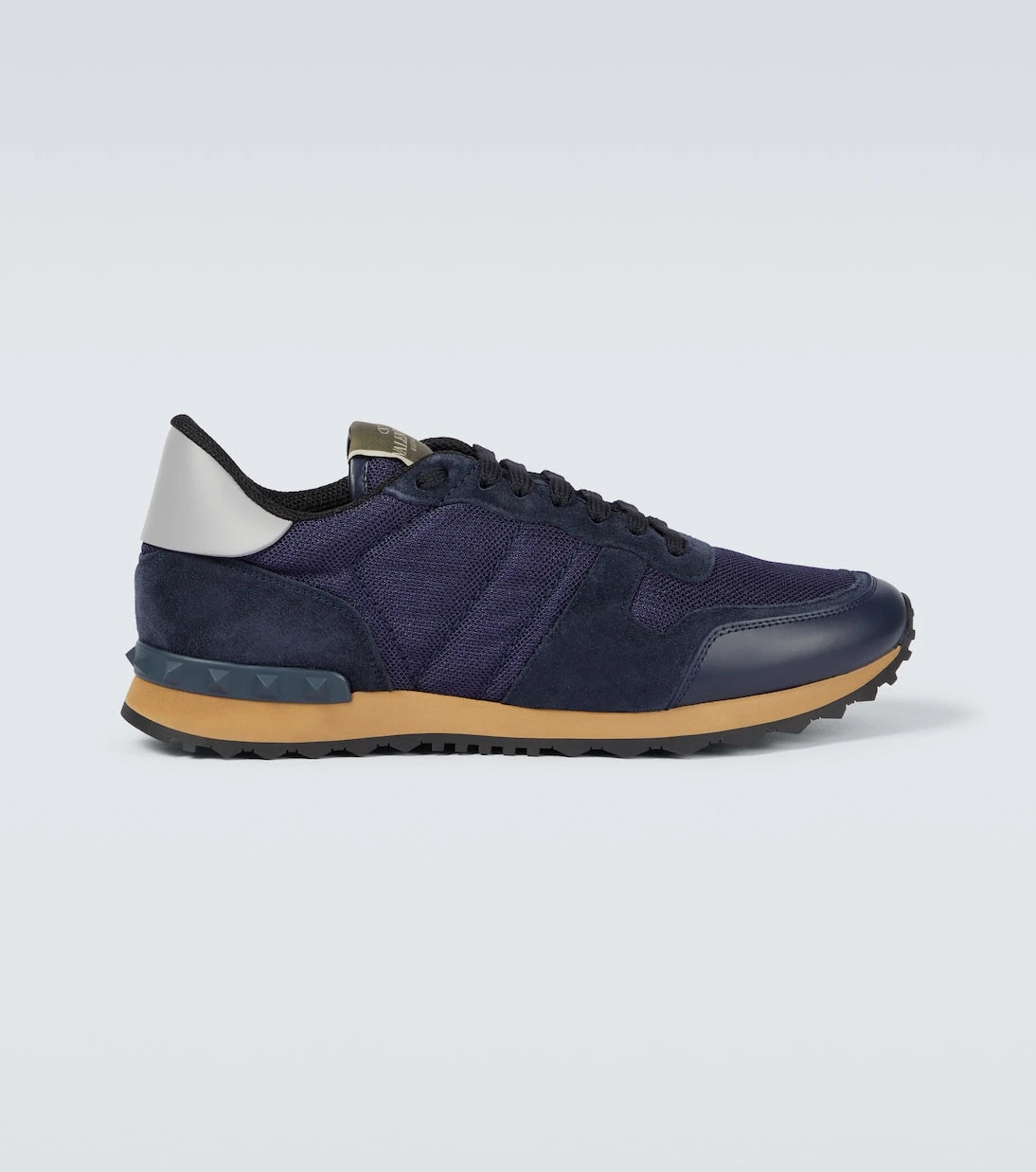 Valentino Garavani - Rockrunner suede-trimmed sneakers